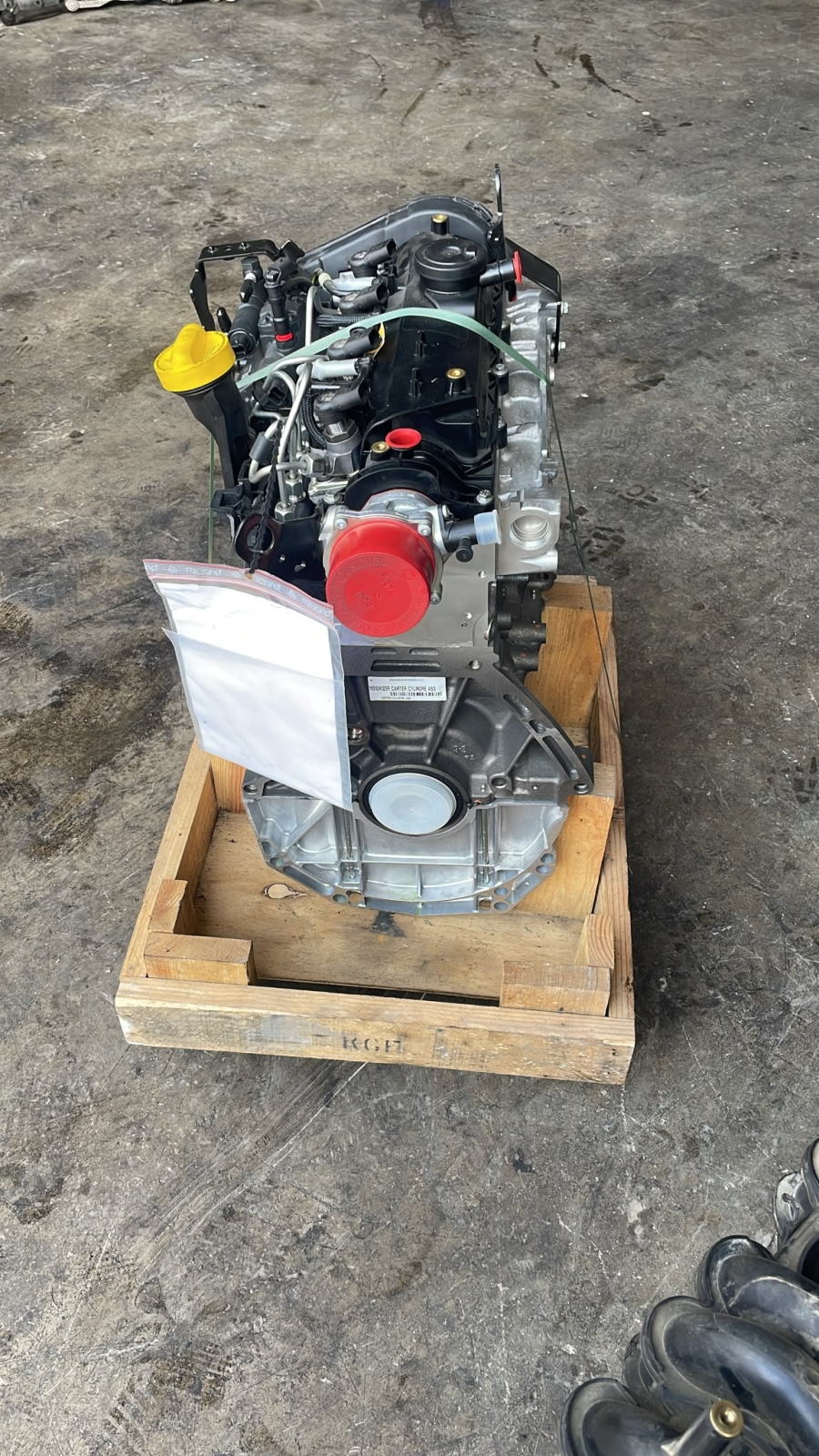 Renault 110 HP (1.5 dCi K9K) sıfır ve orijinal sandık motor110104125R